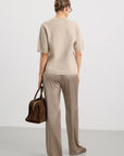 Ames Satin Pants - Nougat