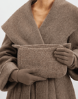 Elba Clutch - Brown