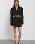 Berlin Cropped Blazer - Black