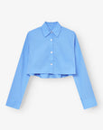 Hurley Cropped Shirt - Blue