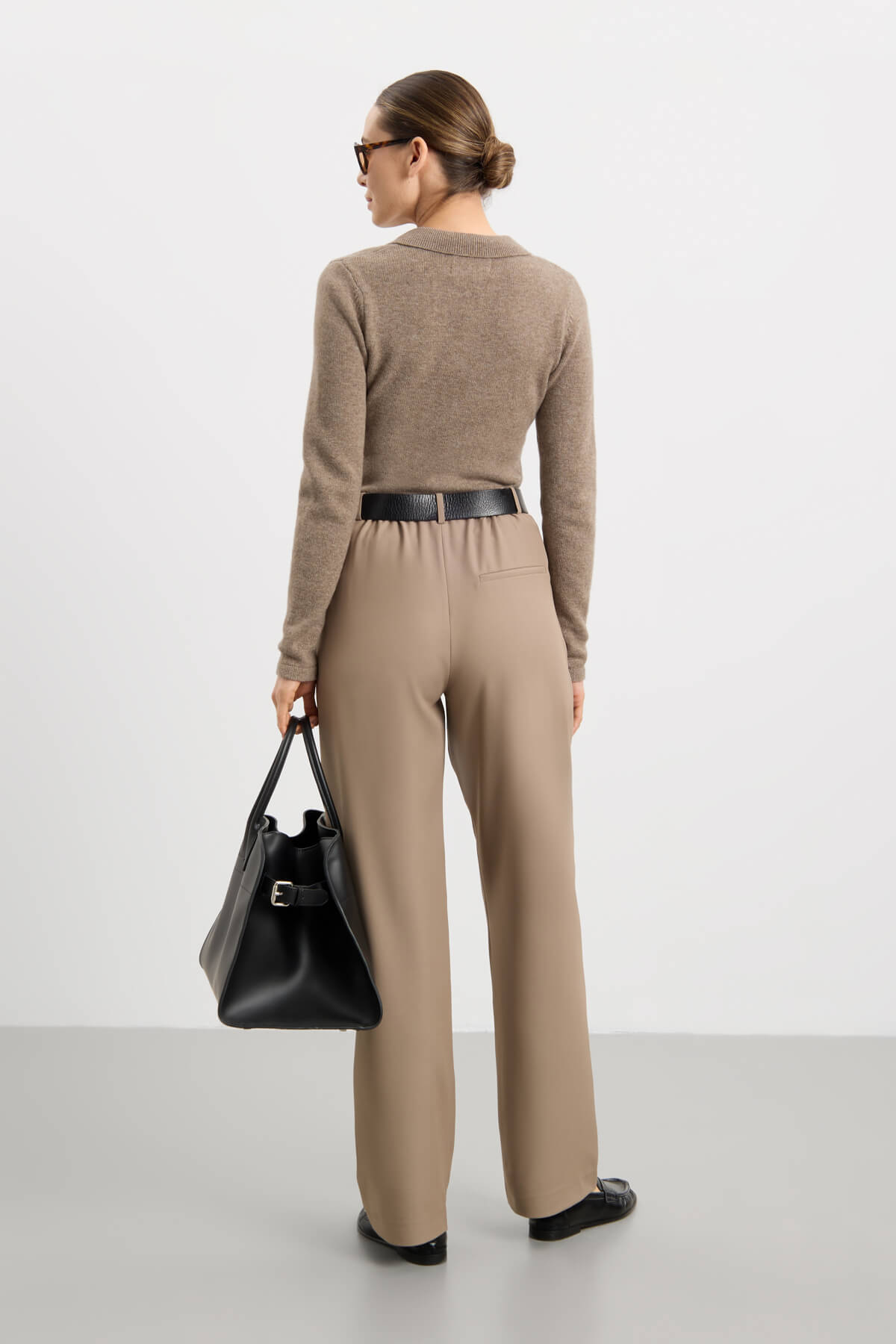 Ines Polo Cardigan - Mocha
